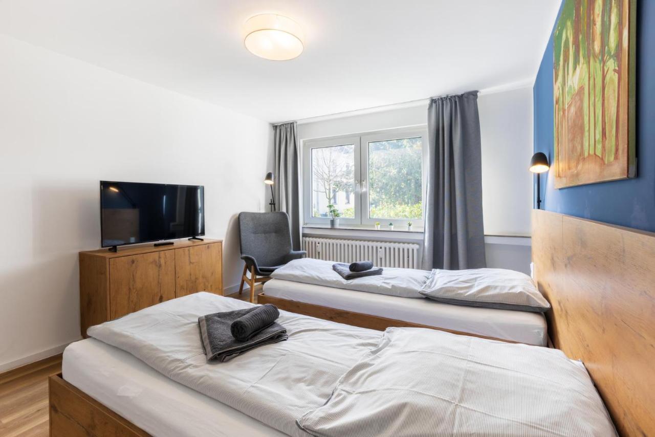 Glück Auf Appartements Am Stadtpark Duisburg Exterior foto