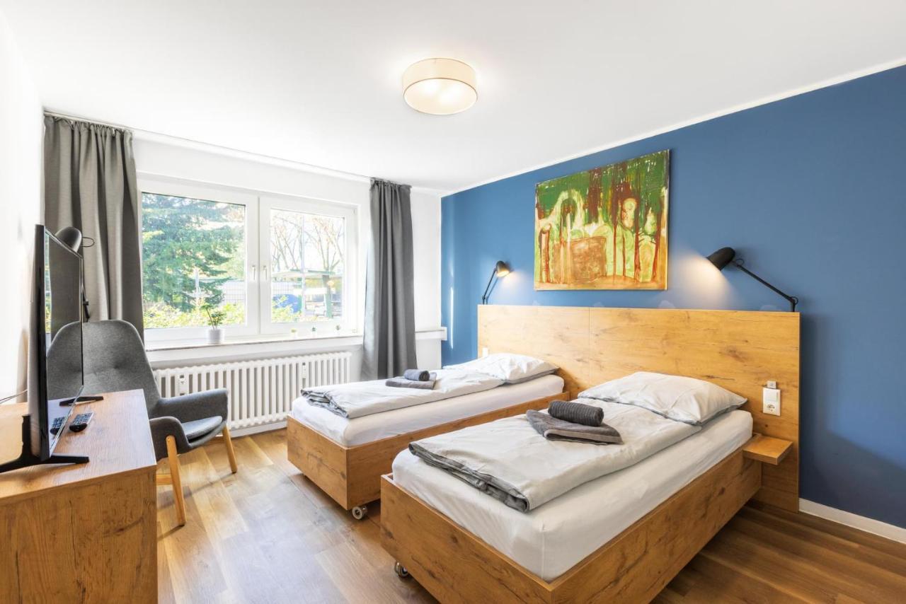 Glück Auf Appartements Am Stadtpark Duisburg Exterior foto