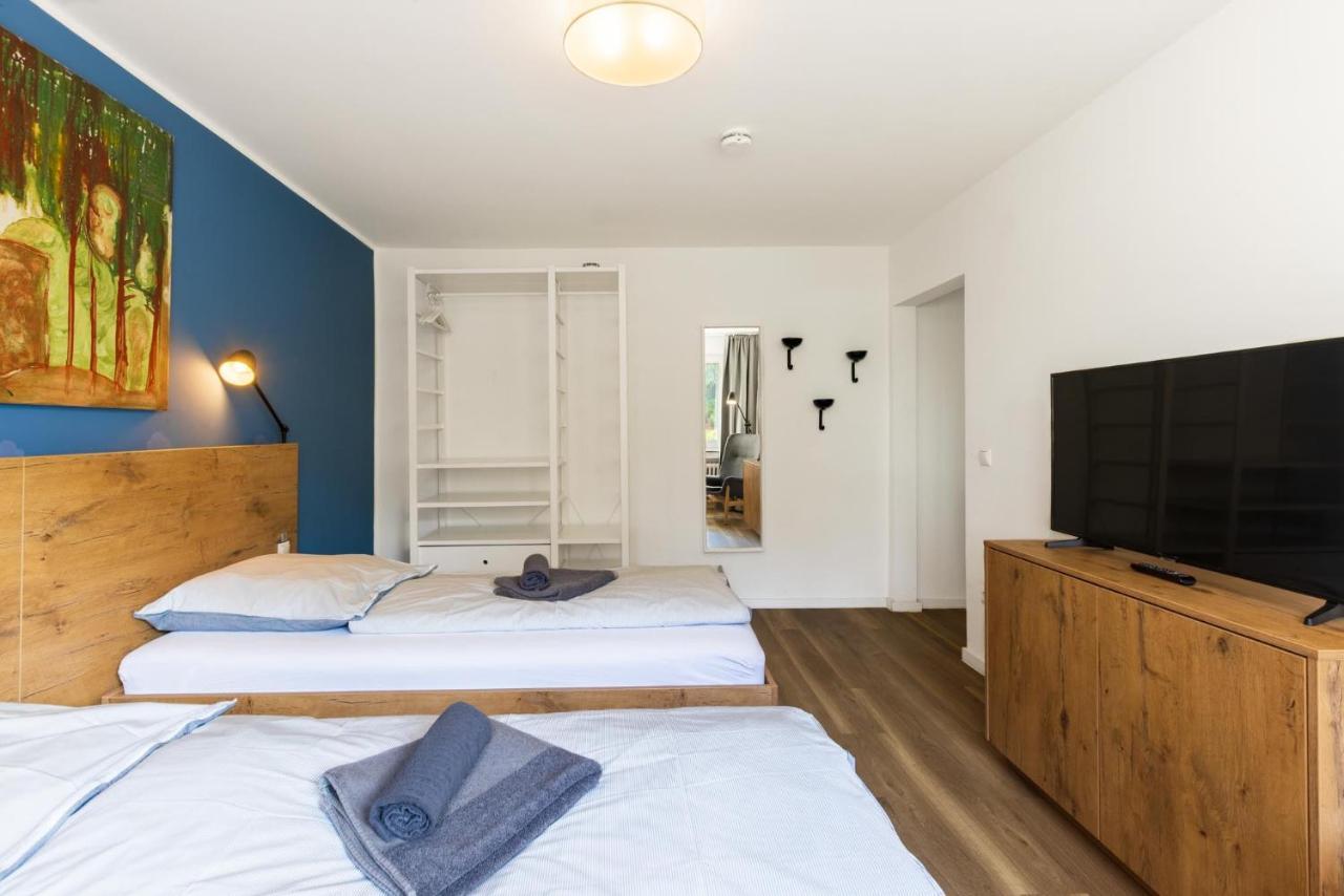 Glück Auf Appartements Am Stadtpark Duisburg Exterior foto