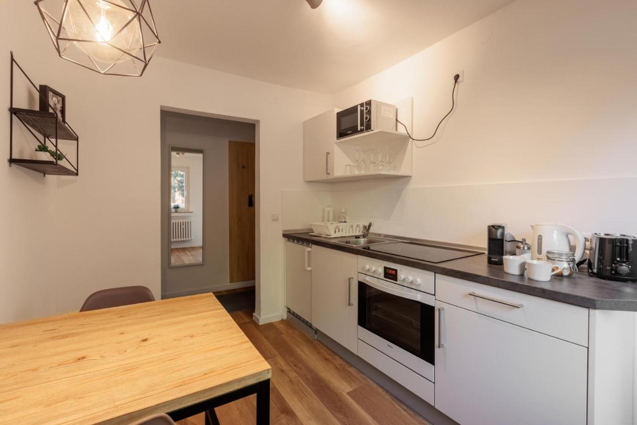 Glück Auf Appartements Am Stadtpark Duisburg Exterior foto