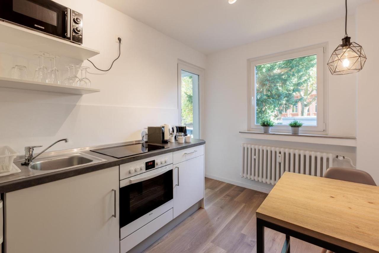 Glück Auf Appartements Am Stadtpark Duisburg Exterior foto