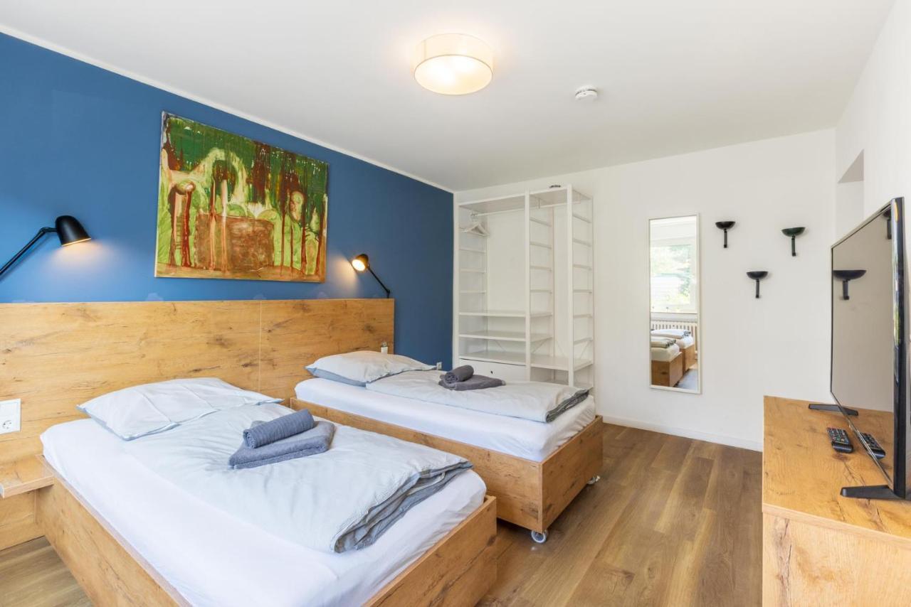 Glück Auf Appartements Am Stadtpark Duisburg Exterior foto