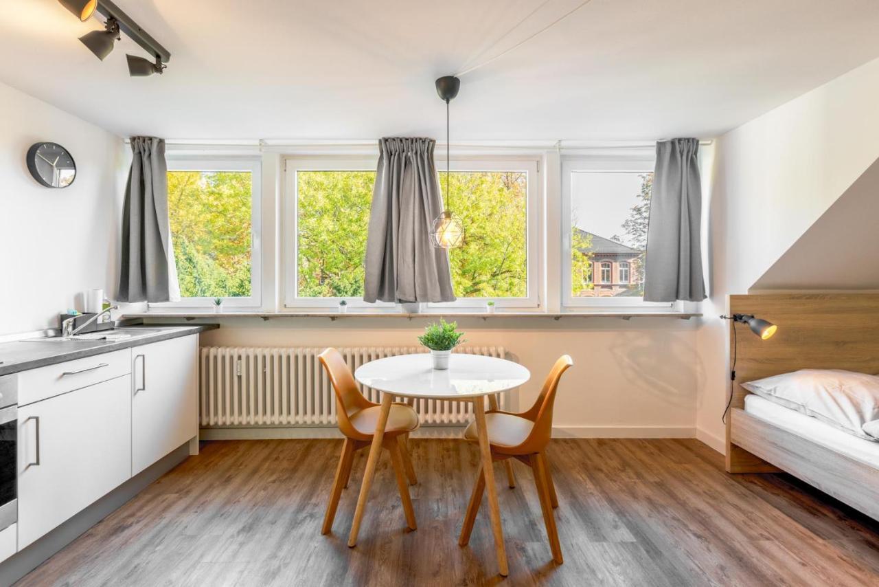 Glück Auf Appartements Am Stadtpark Duisburg Exterior foto