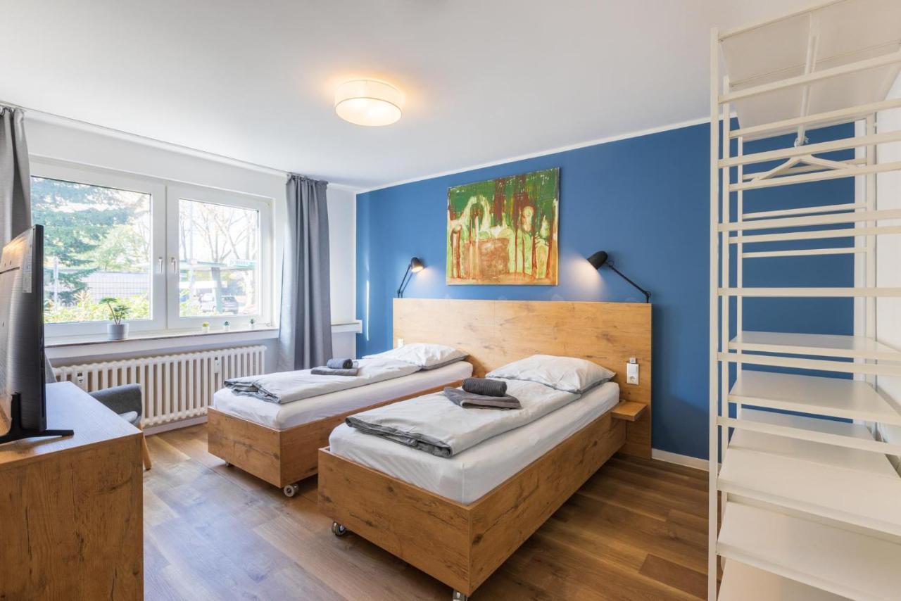 Glück Auf Appartements Am Stadtpark Duisburg Exterior foto