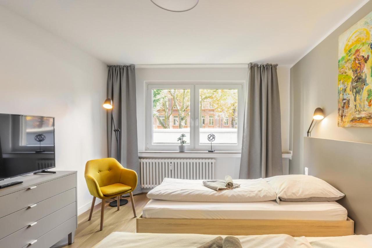 Glück Auf Appartements Am Stadtpark Duisburg Exterior foto