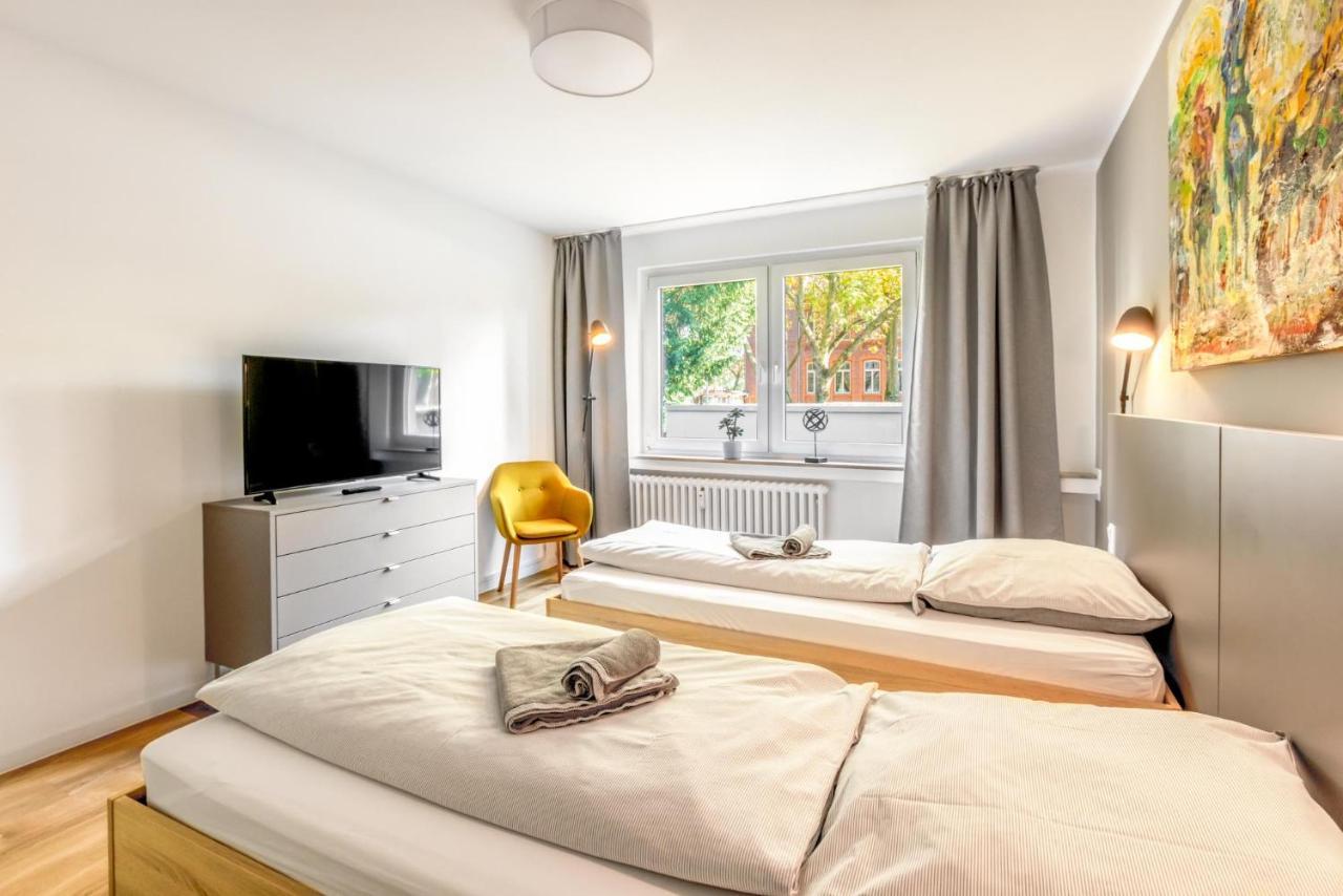 Glück Auf Appartements Am Stadtpark Duisburg Exterior foto