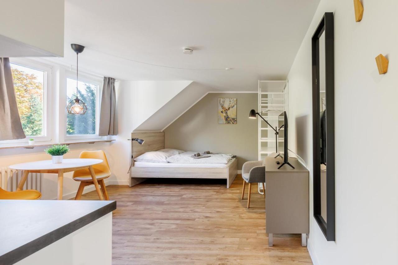 Glück Auf Appartements Am Stadtpark Duisburg Exterior foto