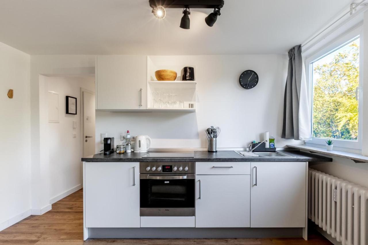 Glück Auf Appartements Am Stadtpark Duisburg Exterior foto
